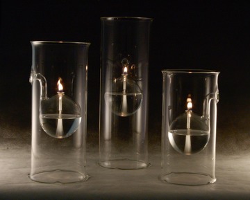 Large Column Oil Lamps